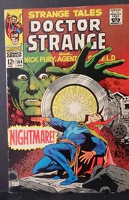 Buy STRANGE TALES #164-1968-NICK FURY, AGENT OF SHIELD-DOCTOR. STRANGE!-Nightmare!  • 19.18£