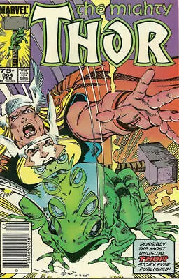 Buy Thor #364 (Newsstand) VF; Marvel | Throg Frog Walter Simonson - We Combine Shipp • 27.66£