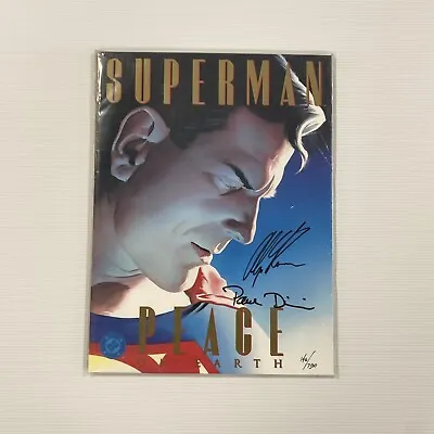 Buy Superman Peace On Earth 1999 Signed Paul Dini & Alex Ross 146/7500 DF COA • 100£