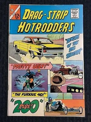 Buy 1966 DRAG-STRIP HOTRODDERS #10 VG 4.0 Beware The Big Shooter / Charlton • 12.09£
