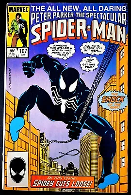 Buy PETER PARKER THE SPECTACULAR SPIDER-MAN #107 1st Appearance Sin Eater 1985 KEY • 10.99£