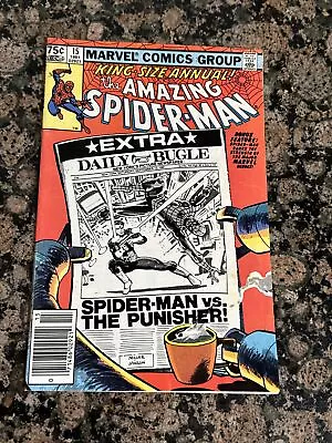 Buy The Amazing Spider-Man Annual #15N (Marvel 1981) SM Threat Or Menace FN+ • 15.81£