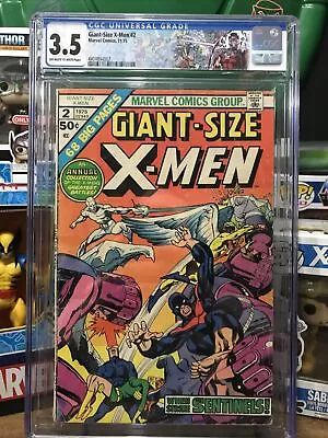 Buy Marvel Comics Giant-Size X-Men #2 1975 CGC 3.5 Gil Kane Klaus Janson Cover Key • 63.16£
