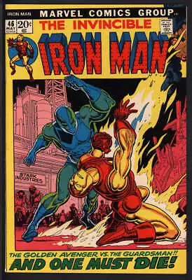 Buy Iron Man #46 9.2 // Death Of Guardsman Marvel Comics 1972 • 57.91£