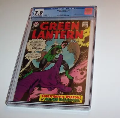 Buy Green Lantern, V2 #57 - DC 1967 Silver Age Issue Variant - CGC FN/VF 7.0 • 77.04£