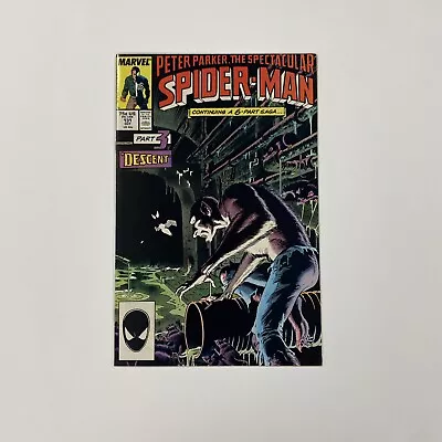 Buy Peter Parker Spectacular Spider-Man #131 1987 VF/NM Part 3 Kraven's Last Hunt • 18£