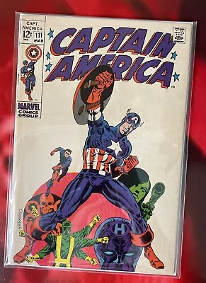 Buy Captain America #111 Marvel Comics, 3/69 • 155£