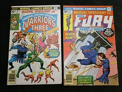 Buy Marvel Spotlight #30 (1976) Warriors Three Thor Sal Buscema-#31 Nick Fury • 10.54£