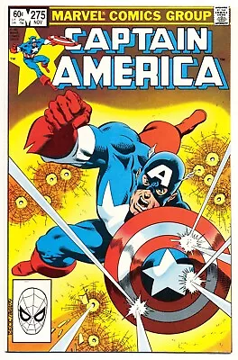 Buy CAPTAIN AMERICA #275 F/VF, 1st Baron Zemo, Mike Zeck-c/a, Marvel Comics 1982 • 15.81£
