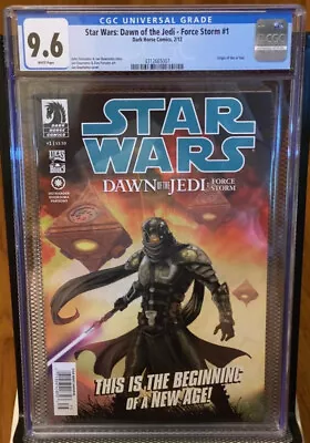 Buy Star Wars Dawn Of The Jedi Force Storm #1 Je'daii Origin Rare Newsstand Cgc 9.6 • 276.05£