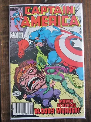 Buy Marvel 1986 CAPTAIN AMERICA Comic Book Issue # 313 From 1968 1st Series • 1.56£