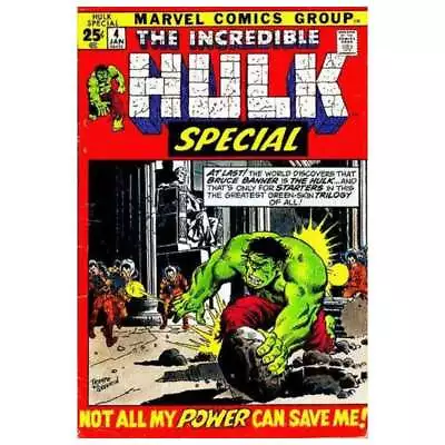 Buy Incredible Hulk (1968 Series) Special #4 In VG + Condition. Marvel Comics [i^ • 10.44£