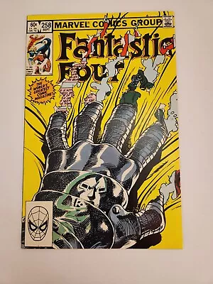 Buy Fantastic Four #258 Marvel Comics (1983) Direct Edition Dr. Doom Cover • 5.53£