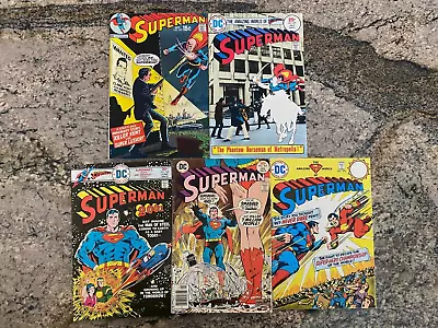Buy Dc Superman Lot Of 5 Comic Books #230 #276 #289 #300 #307 • 23.66£