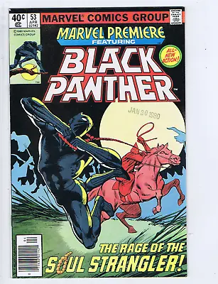 Buy Marvel Premiere #53 Marvel 1980 Featuring Black Panther, The Ending In Anger ! • 23.65£
