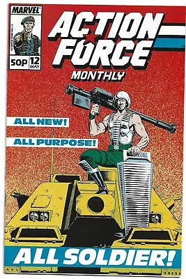 Buy Action Force Monthly #12, 1989, Marvel Comic • 6£