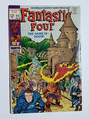 Buy Fantastic Four #84 (1969 Marvel Comics) The Name Is Doom ~ Solid Copy VG/FN • 43.97£