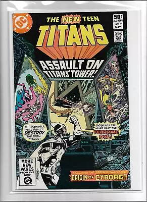 Buy The New Teen Titans #7 1981 Near Mint- 9.2 4444 Cyborg Star Fire Robin • 8£