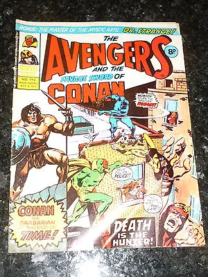 Buy THE AVENGERS & SAVAGE SWORD Of COMAN - No 112 - Date 08/11/1975 - Marvel Comic • 5.99£