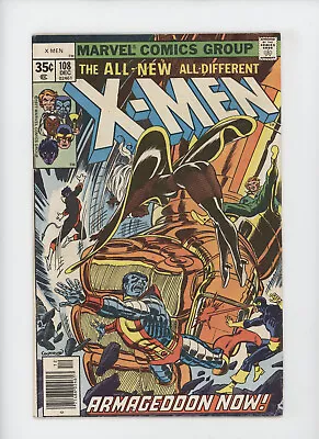 Buy Uncanny X-Men 108 Marvel 1977 FN VF Cyclops Storm Colossus Banshee 1st John Byrn • 43.37£