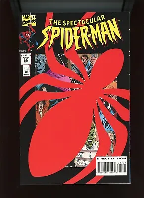 Buy 1995 Marvel,  Spectacular Spider-Man  # 223, Die-cut Cover, NM, BX87 • 5.63£