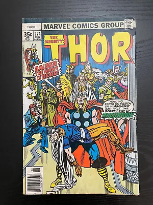Buy Thor #274 - Marvel Comics - 1978 - Bronze Age - Simonson / Wein - Vintage! • 15.98£