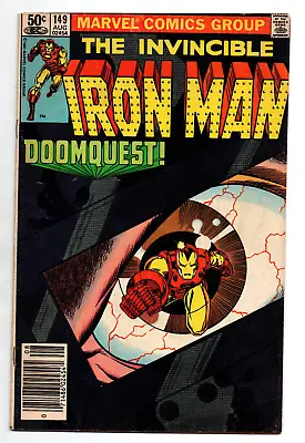 Buy Iron Man #149 Newsstand - Doctor Doom - 1981 - FN • 7.91£