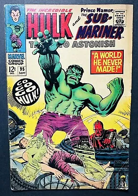 Buy Tales To Astonish #95 - Incredible Hulk W/Sub-Mariner 1967 Marvel Comics NICE! • 27.18£