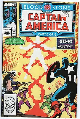 Buy Captain America # 362 - Bloodstone Hunt-part 6 ( Scarce - 1989 ) • 6.95£
