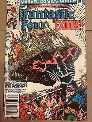 Buy Fantastic Four #240 (Marvel Comics, 1982) 1st Luna Maximoff John Byrne • 4.01£