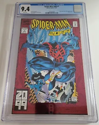 Buy Spider-Man 2099 #1 CGC 9.4 NM Origin Comics 1992 Key 11/92 Red Foil Cover • 39.58£