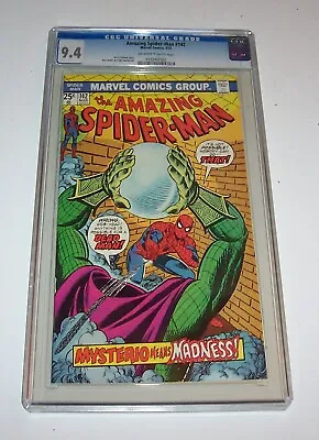 Buy Amazing Spiderman #142 - Marvel 1975 Bronze Age Issue - CGC NM 9.4 (Mysterio) • 195.88£