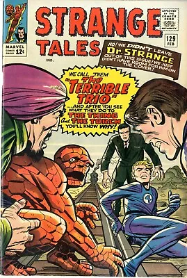 Buy Strange Tales   # 129   VERY FINE-   February 1965   Kirby, Stone Cover & Art • 86.97£