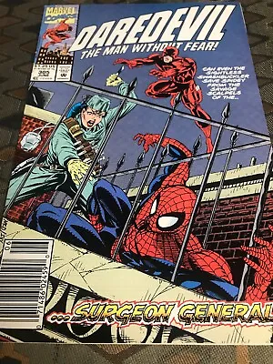 Buy Daredevil # 305 (9.0-9.4) Spider-Man • 4.45£