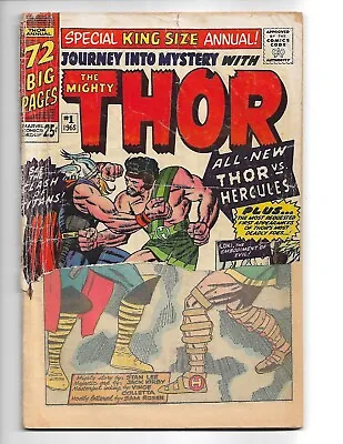 Buy Journey Into Mystery Annual #1 PR Marvel Comics 1965 King Size Thor 1st Hercules • 79.91£