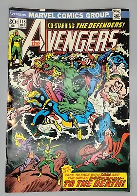 Buy The Avengers #118 (Marvel 1973)  Avengers/Defenders War  Part 7. High Grade Cmic • 31.73£
