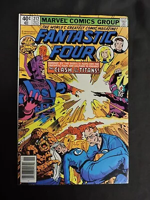 Buy Fantastic Four No. 212 Comic Book   (VF+)   The Battle Of The Titans!  • 5.49£