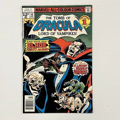 Buy Tomb Of Dracula #58 1977 VF Pence Copy • 30£