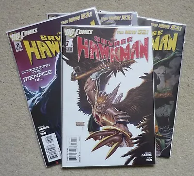 Buy The Savage Hawkman #1, #2, #3 & #4 The New 52! VFN (2011/2) DC Comics • 9£