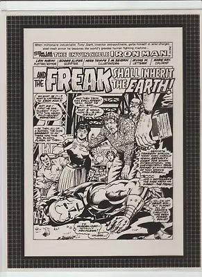 Buy Rare Production Art Transparences Iron Man #85 1976 Page #1 Herb Trimpe Art • 19.86£