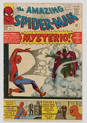 Buy Amazing Spider-Man #13 FN- 5.5 First Mysterio - White Pages • 995£