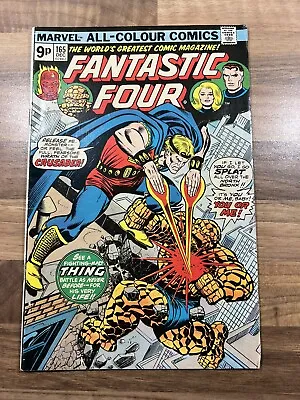 Buy Fantastic Four 165 Dec 1975 (9p) Excellent Condition • 30£