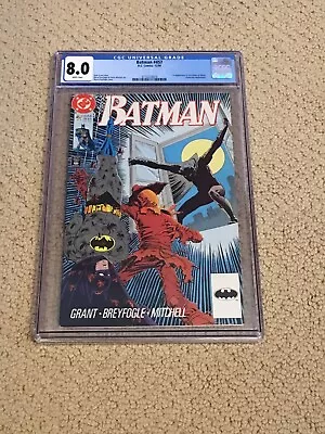Buy Batman 457 CGC 8.0 White Pages (Classic Scarecrow Cover) • 47.97£