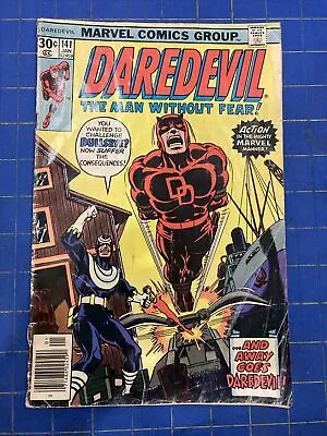 Buy Daredevil #141 Newsstand (Marvel, 1976) Key- 3rd Bullseye GD- • 9.88£