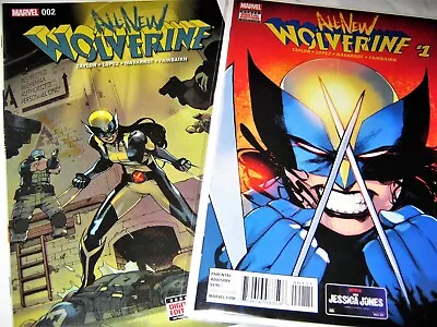Buy ALL NEW WOLVERINE #1+ #2 🔑 KEY 1st Laura Kinney Marvel Comics X-Men Deadpool • 55£