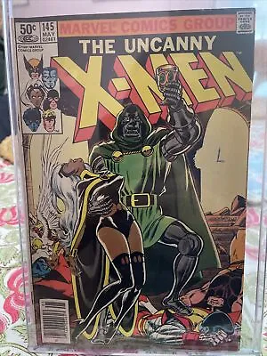 Buy Uncanny X-Men #145 Raw Classic Doctor Doom Cover Marvel Comic 1981 • 17.35£