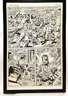 Buy Fantastic Four #84 Pg. 7 By Jack Kirby 11x17 FRAMED Original Art Poster Marvel C • 47.26£