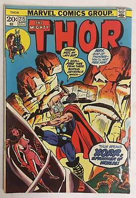 Buy The Mighty Thor #215 (1973) VF Condition • 15.81£