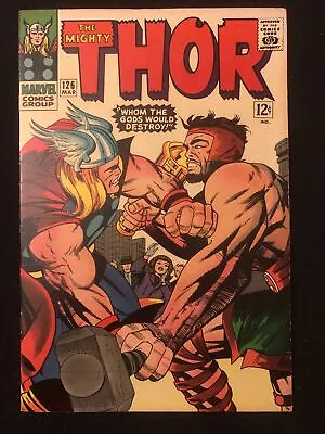 Buy Thor 126 8.5 9.0 1966 Mylite 2 Double Boarded Thor Vs Hercules 1966 Glossy Ln • 399.75£