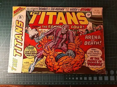 Buy The Titans Ft. The Fantastic Four #35  16/06/1976 JUNE MARVEL  • 6.25£